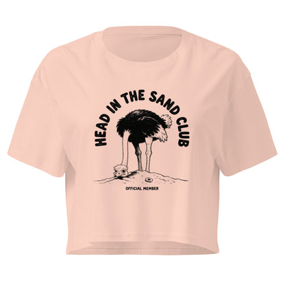 Head in the Sand Club Relaxed Crop Top
