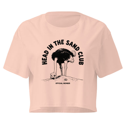 Head in the Sand Club Relaxed Crop Top