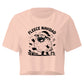 Fleece Navidad Relaxed Crop Top