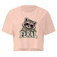 Feral Raccoon Relaxed Crop Top