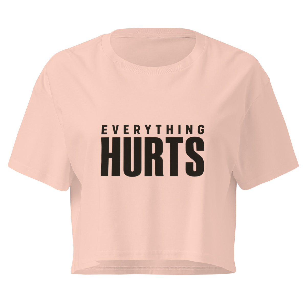 Everything Hurts Relaxed Crop Top