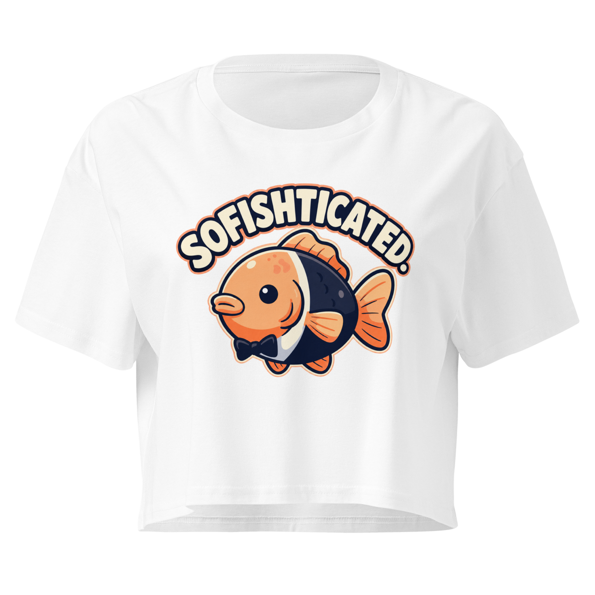 Sofishticated Relaxed Crop Top - White