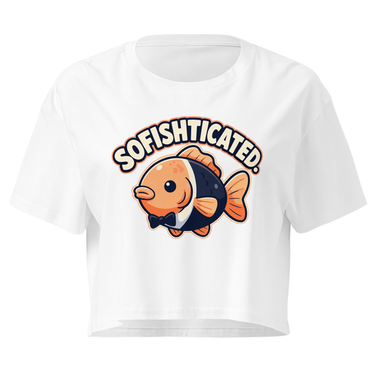 Sofishticated Relaxed Crop Top - White