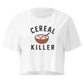 Cereal Killer Relaxed Crop Top - White