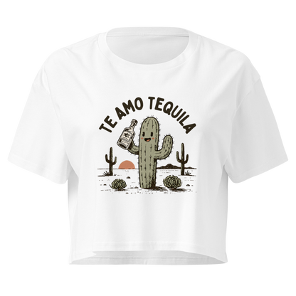 Te Amo Tequila Relaxed Crop Top