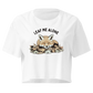 Leaf Me Alone (Fox) Relaxed Crop Top