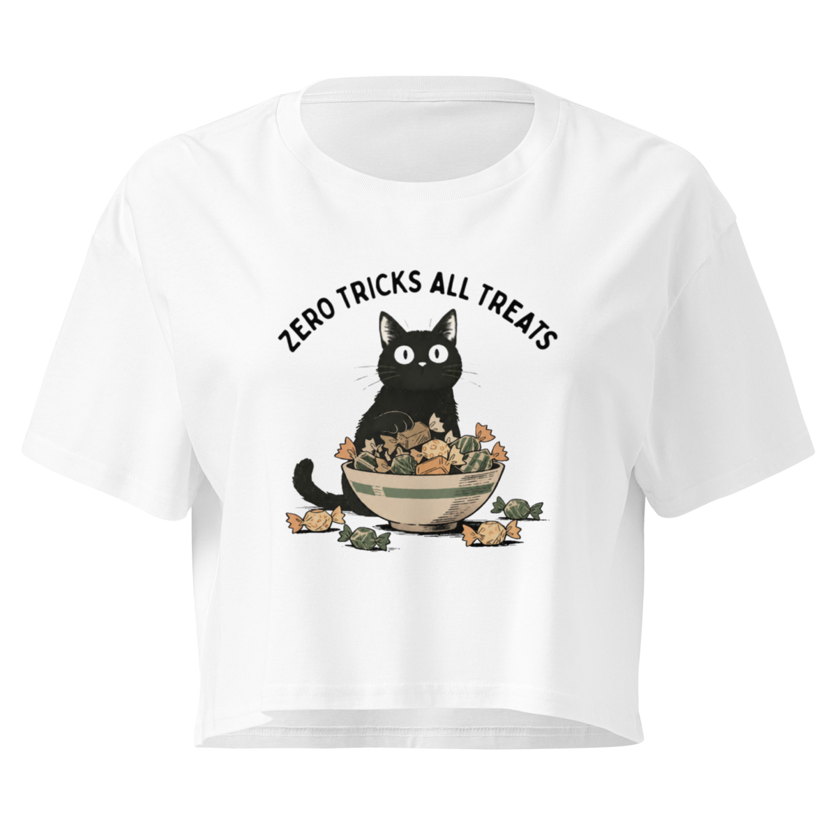 Zero Tricks All Treats Relaxed Crop Top
