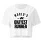 World's Okayest Runner Relaxed Crop Top
