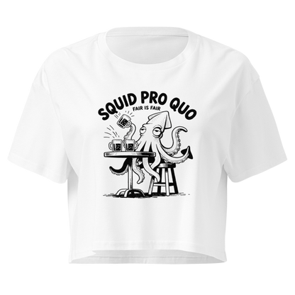 Squid Pro Quo Relaxed Crop Top
