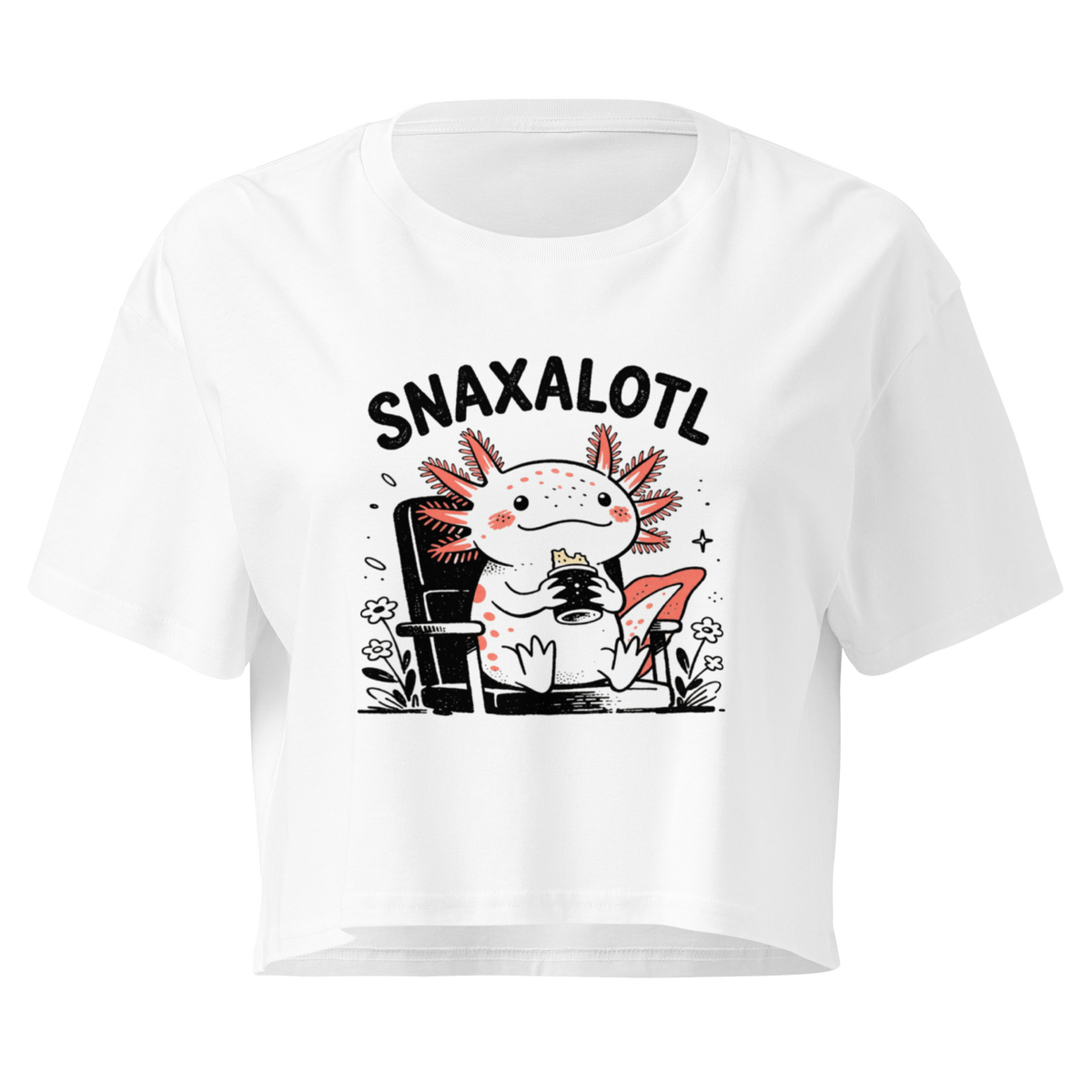 Snaxalotl Relaxed Crop Top