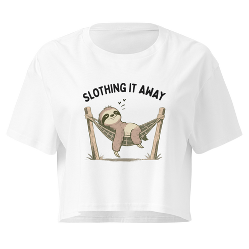 Slothing It Away Relaxed Crop Top