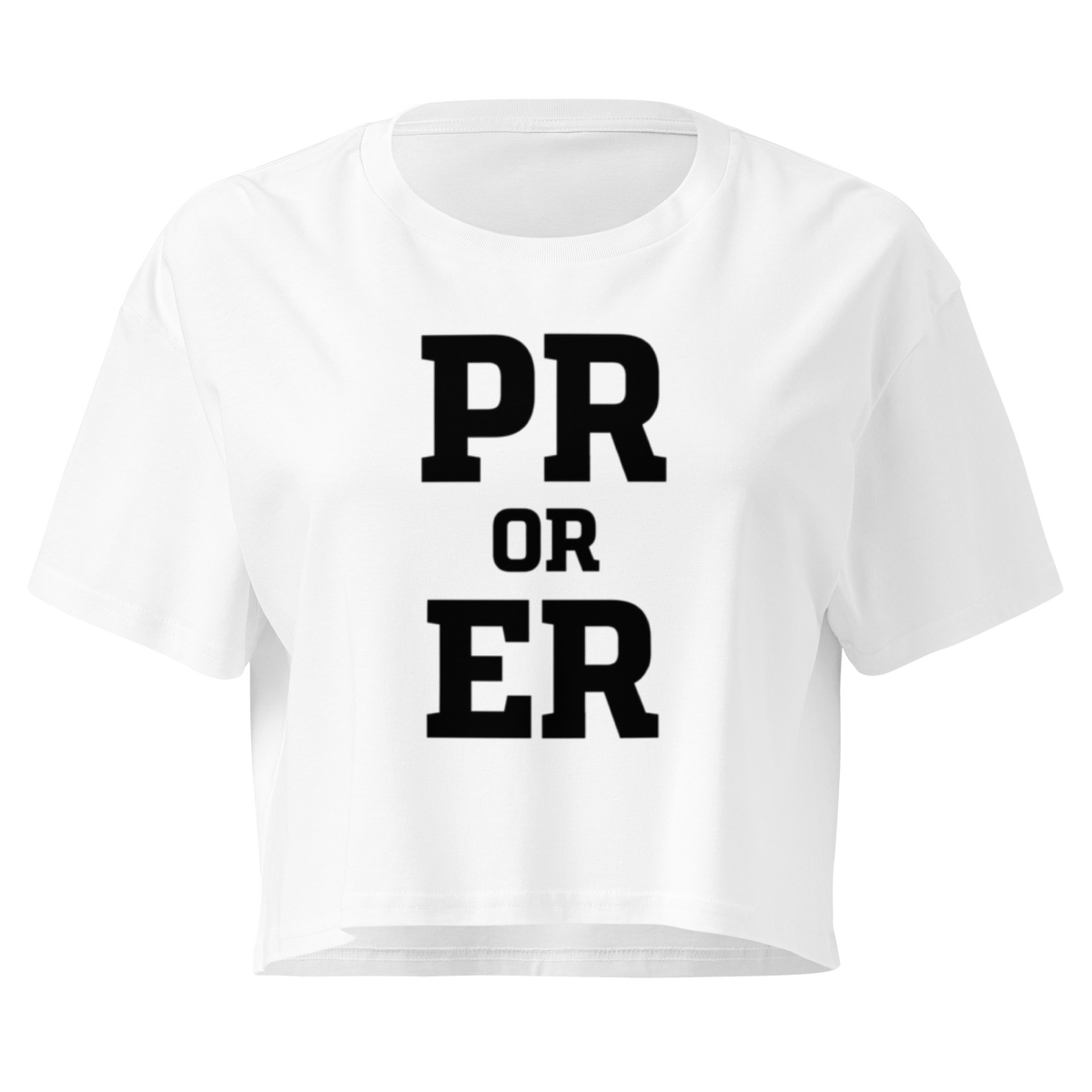 PR or ER Relaxed Crop Top