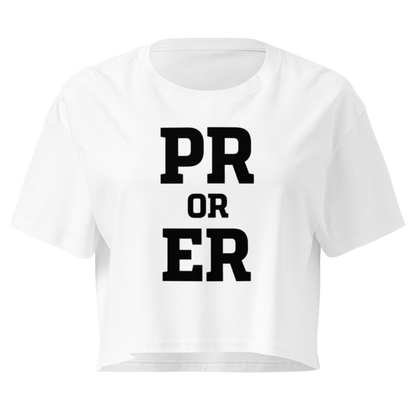 PR or ER Relaxed Crop Top