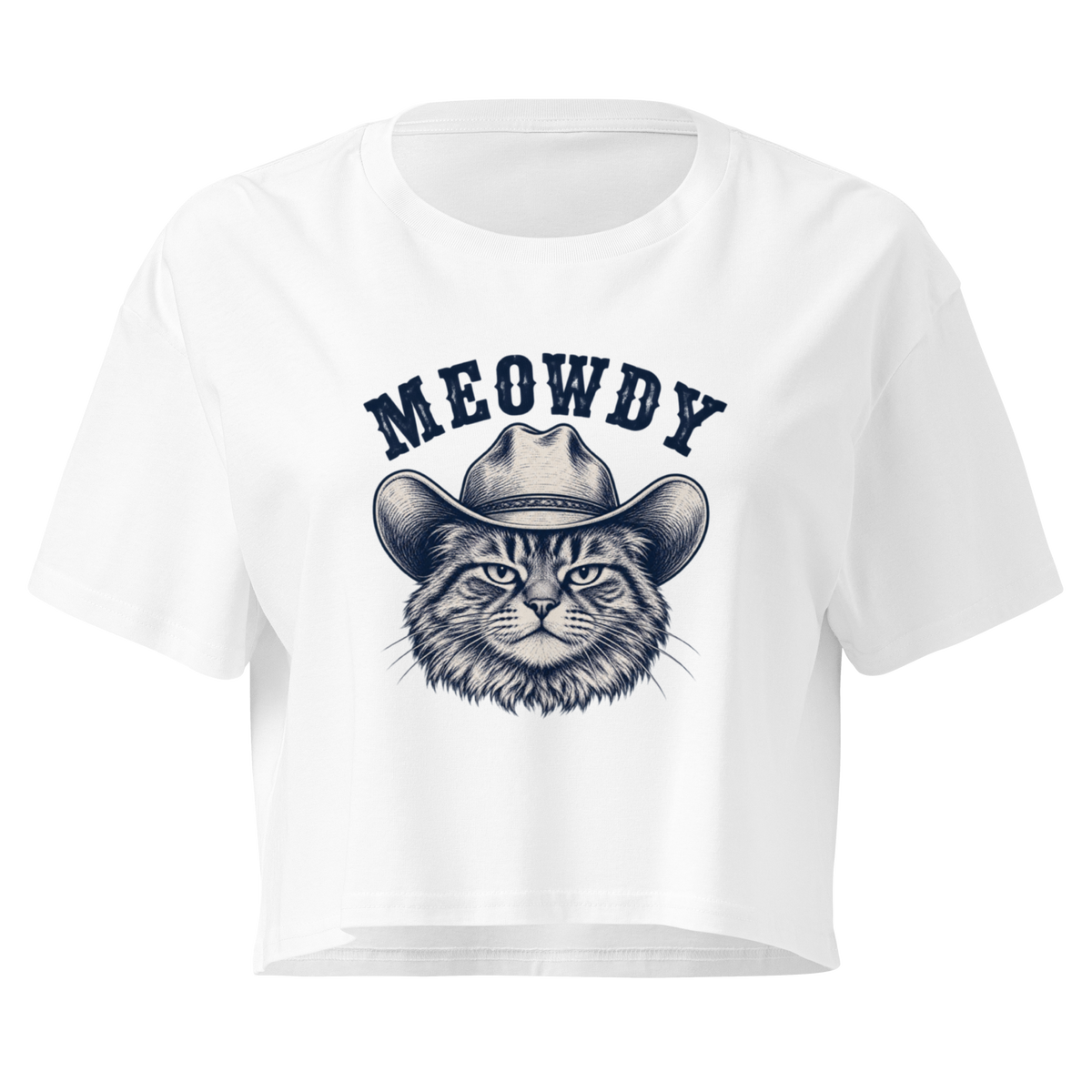 Meowdy Relaxed Crop Top