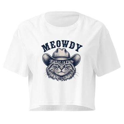 Meowdy Relaxed Crop Top