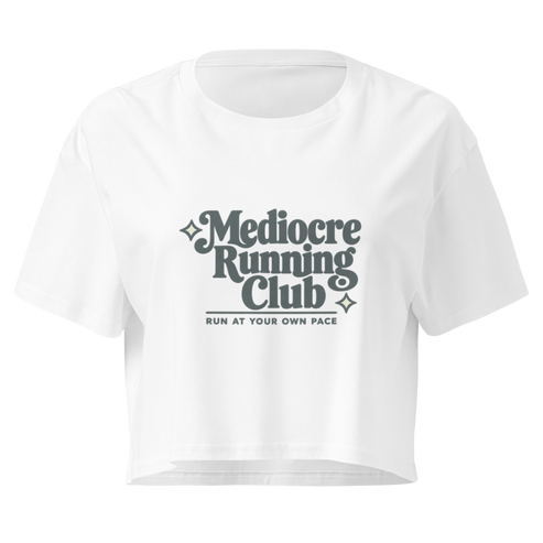 Mediocre Running Club Relaxed Crop Top