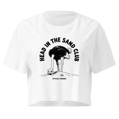 Head in the Sand Club Relaxed Crop Top