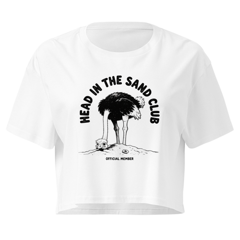 Head in the Sand Club Relaxed Crop Top