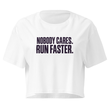 Run Faster Relaxed Crop Top