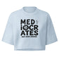 Mediocrates Boxy Crop Top