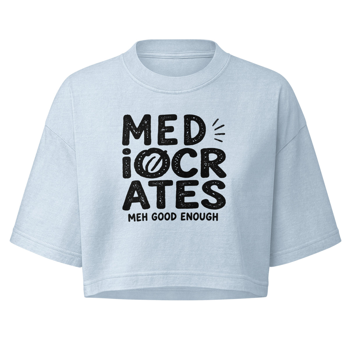 Mediocrates Boxy Crop Top