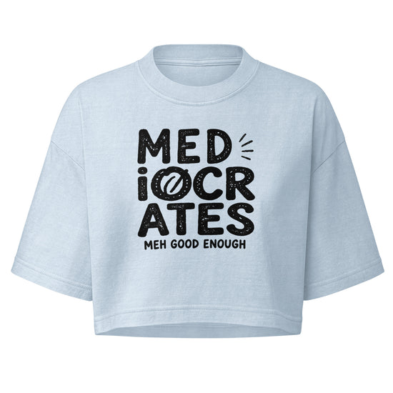 Mediocrates Boxy Crop Top