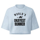 World's Okayest Runner Boxy Crop Top