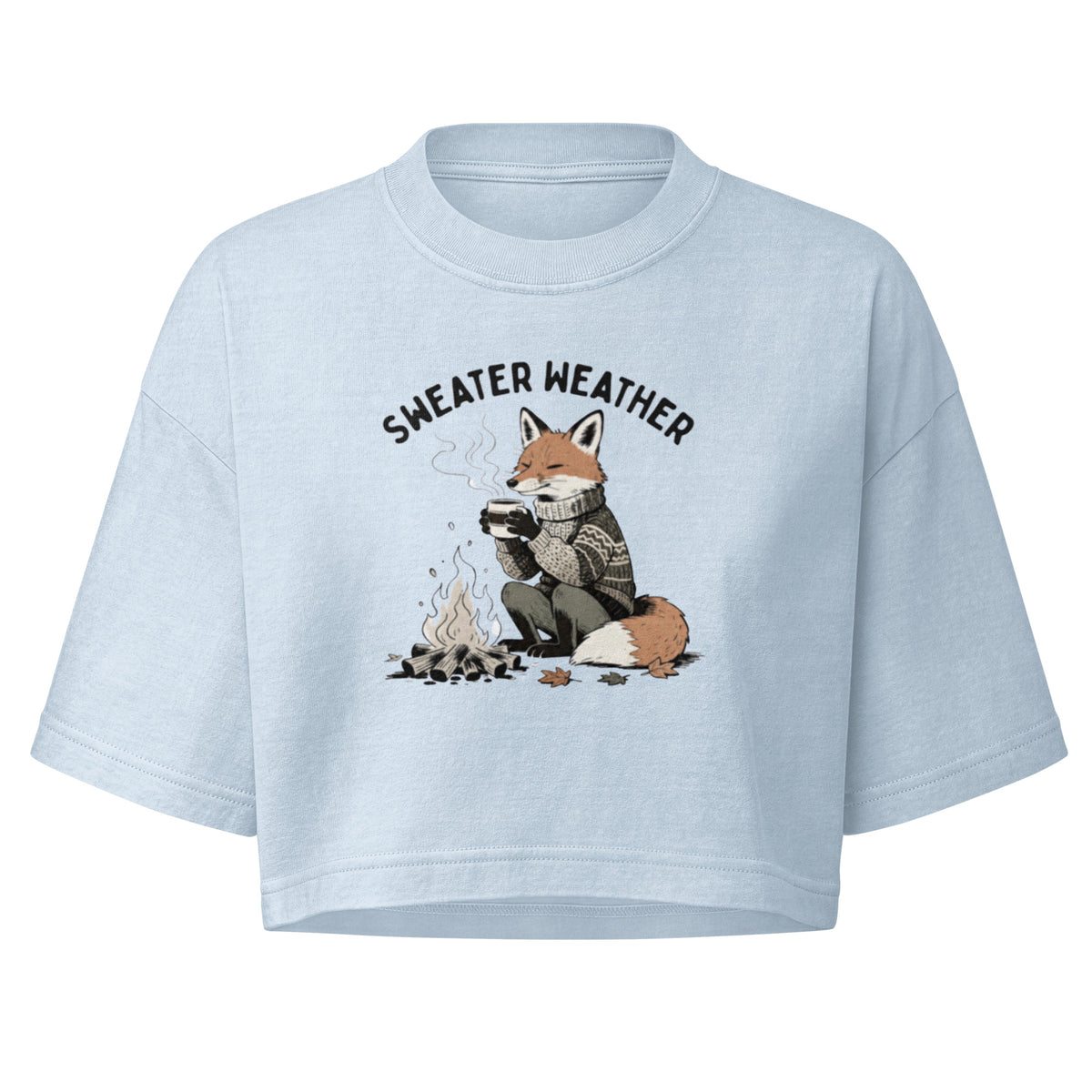 Sweater Weather Boxy Crop Top