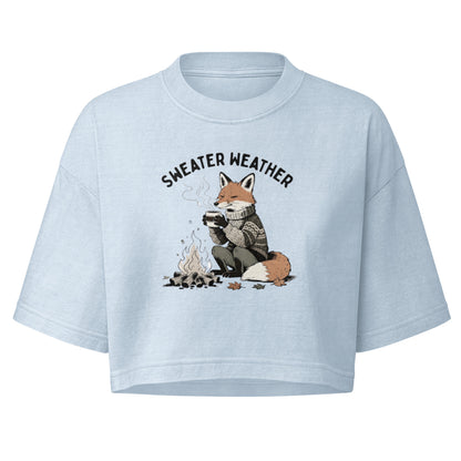 Sweater Weather Boxy Crop Top