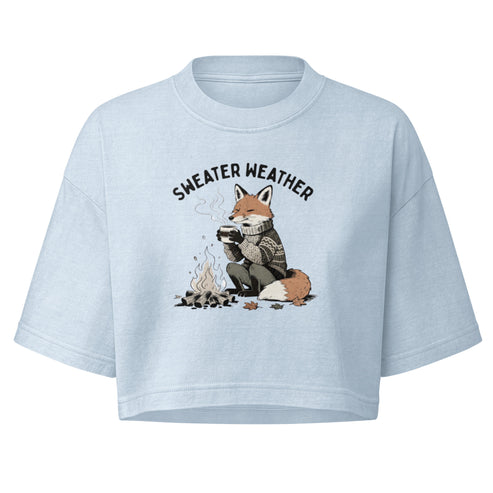 Sweater Weather Boxy Crop Top