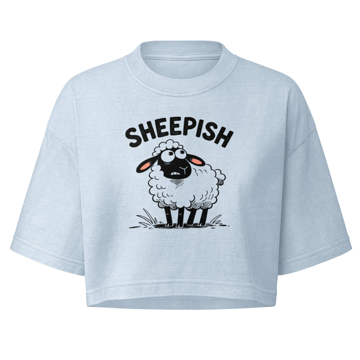 Sheepish Boxy Crop Top