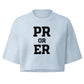 PR or ER Boxy Crop Top