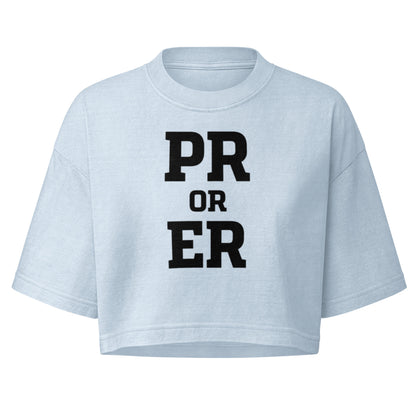 PR or ER Boxy Crop Top