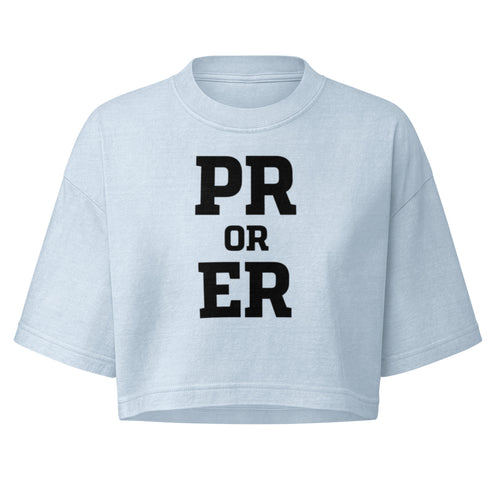 PR or ER Boxy Crop Top