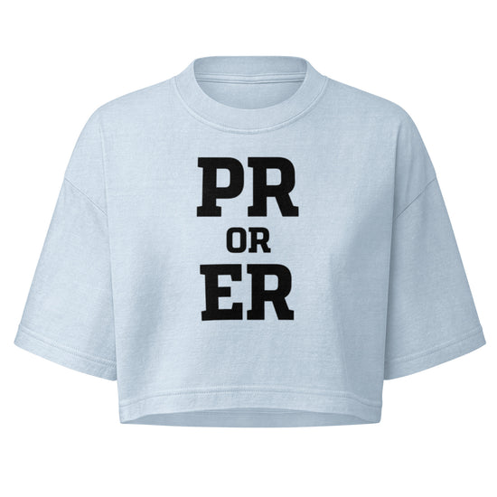 PR or ER Boxy Crop Top