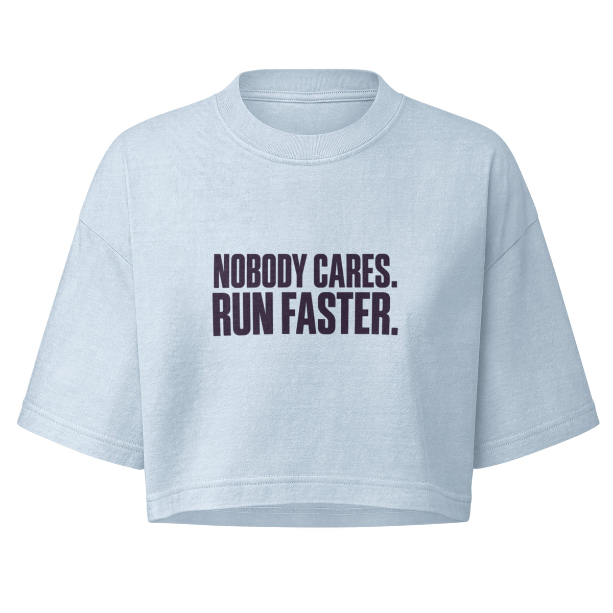 Run Faster Boxy Crop Top