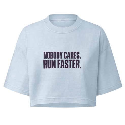 Run Faster Boxy Crop Top