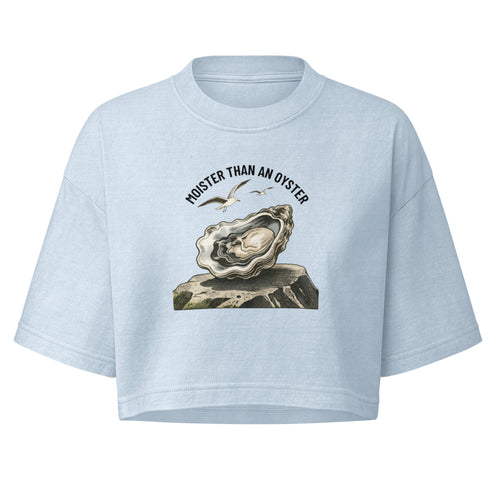 Moister Than an Oyster Boxy Crop Top