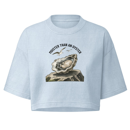Moister Than an Oyster Boxy Crop Top