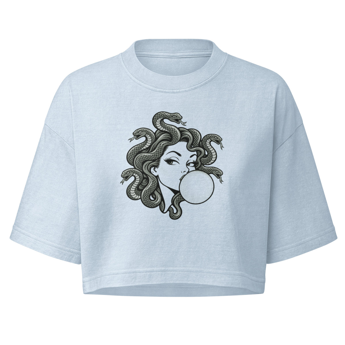 Medusa Boxy Crop Top