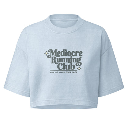 Mediocre Running Club Boxy Crop Top