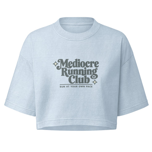 Mediocre Running Club Boxy Crop Top