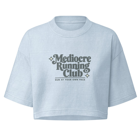 Mediocre Running Club Boxy Crop Top