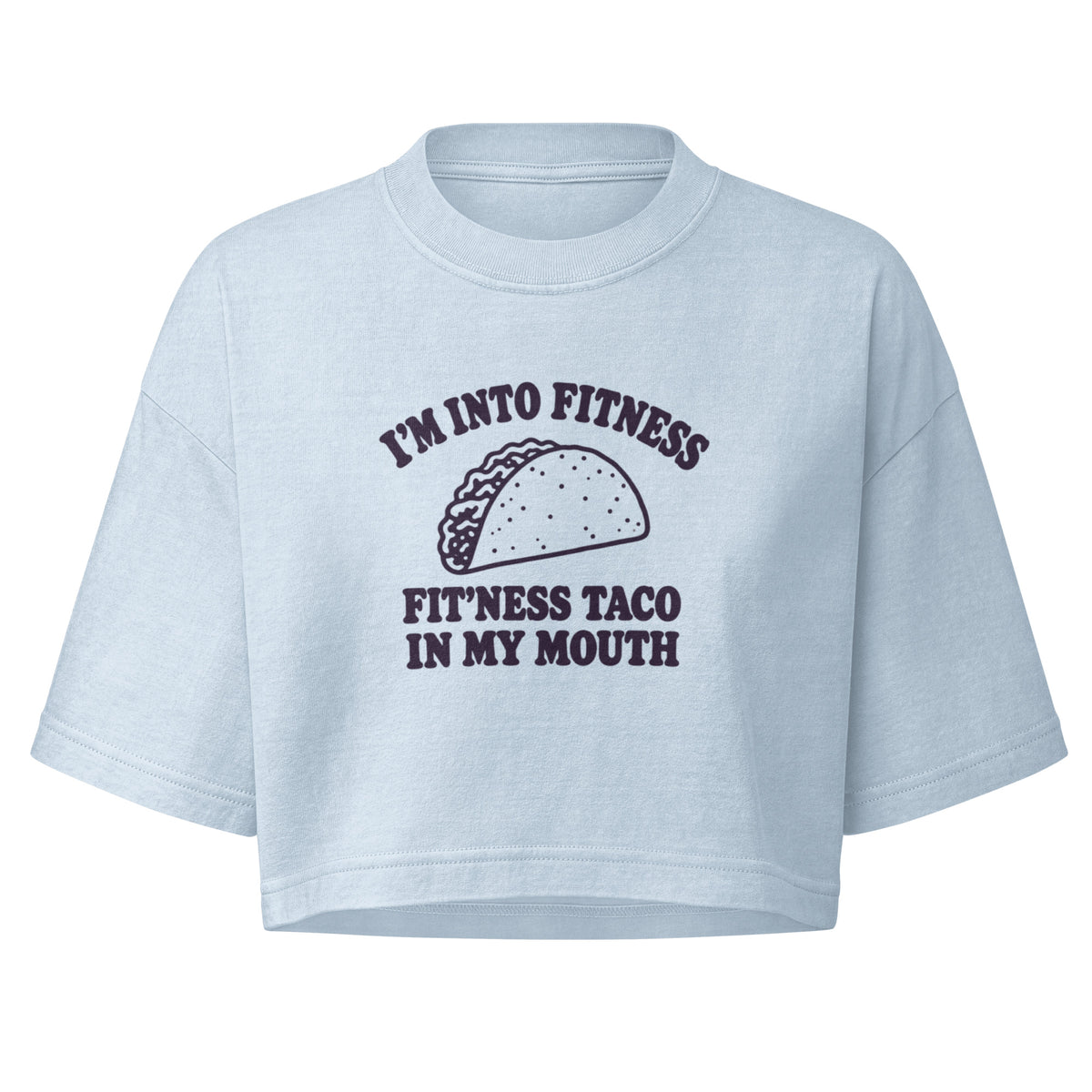 Fit’ness Taco in My Mouth Boxy Crop Top