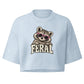 Feral Raccoon Boxy Crop Top