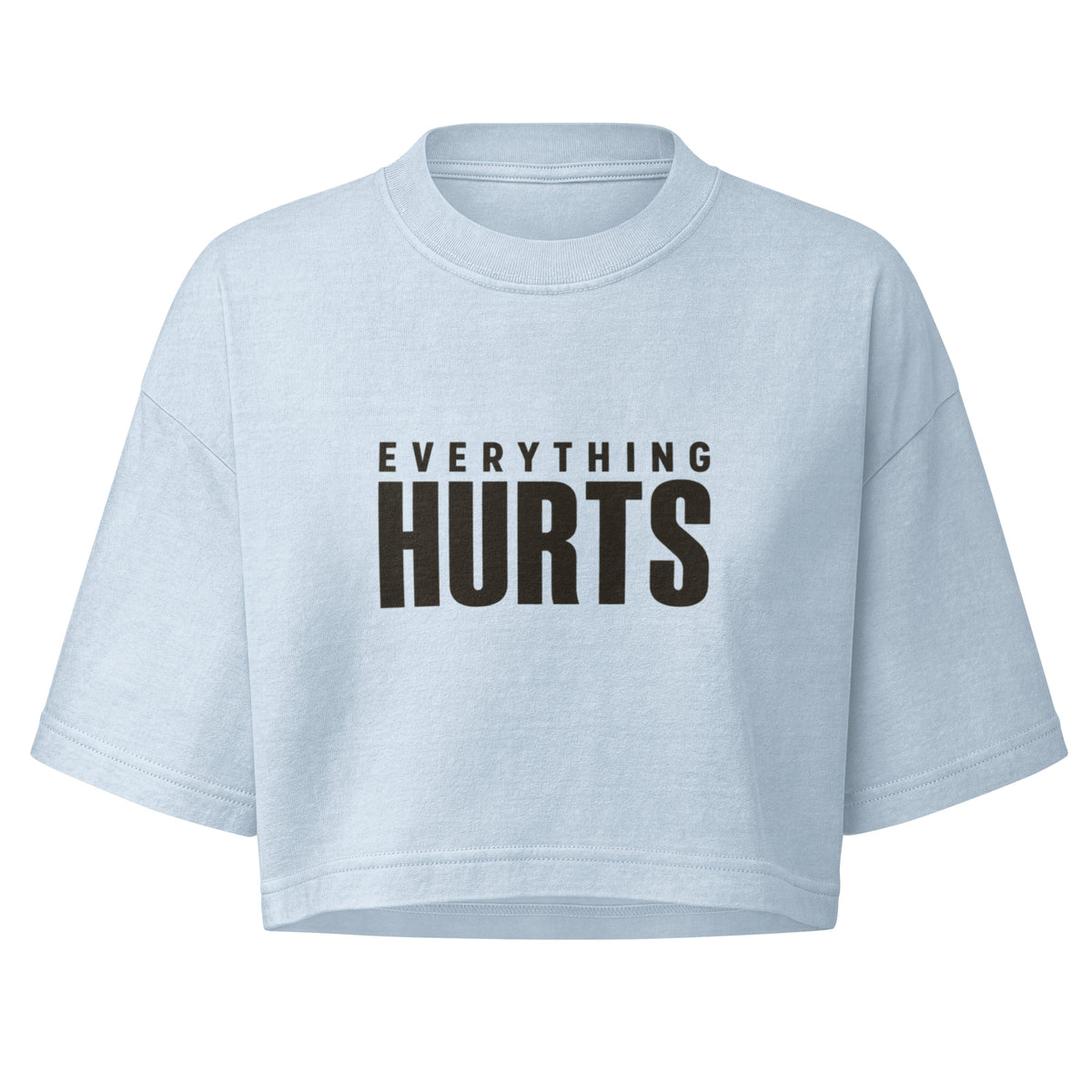 Everything Hurts Boxy Crop Top