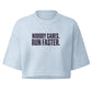 Run Faster Boxy Crop Top