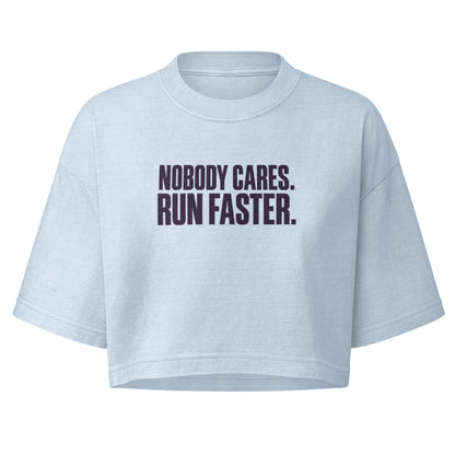 Run Faster Boxy Crop Top