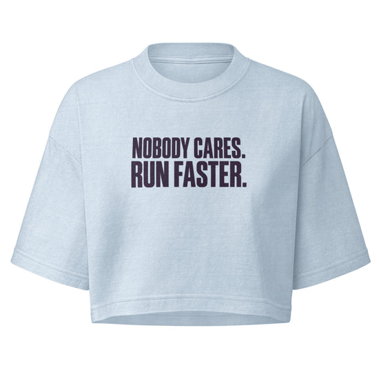 Run Faster Boxy Crop Top