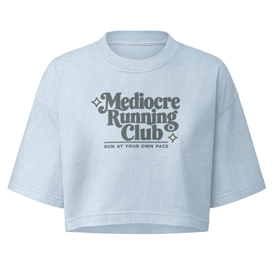 Mediocre Running Club Boxy Crop Top